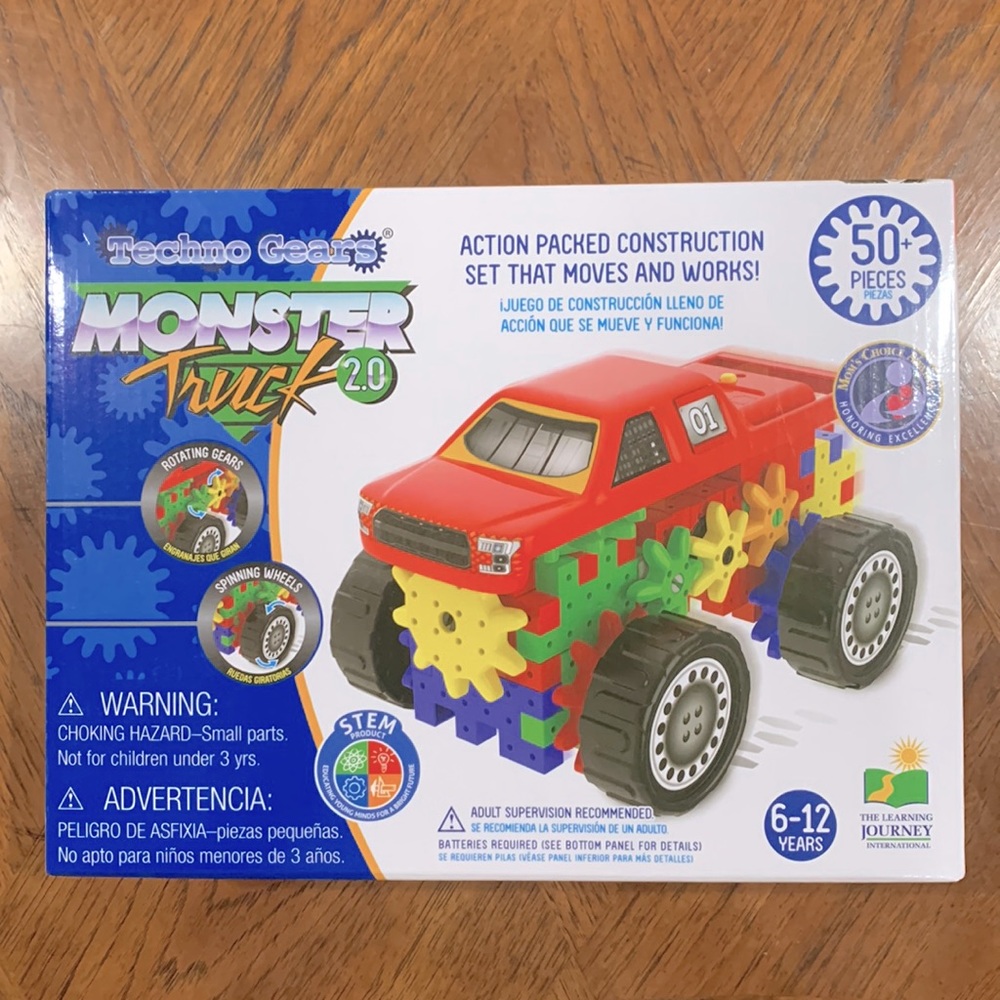 The Learning Journey Techno Gears - Monster Truck 2.0 (50 + pcs)